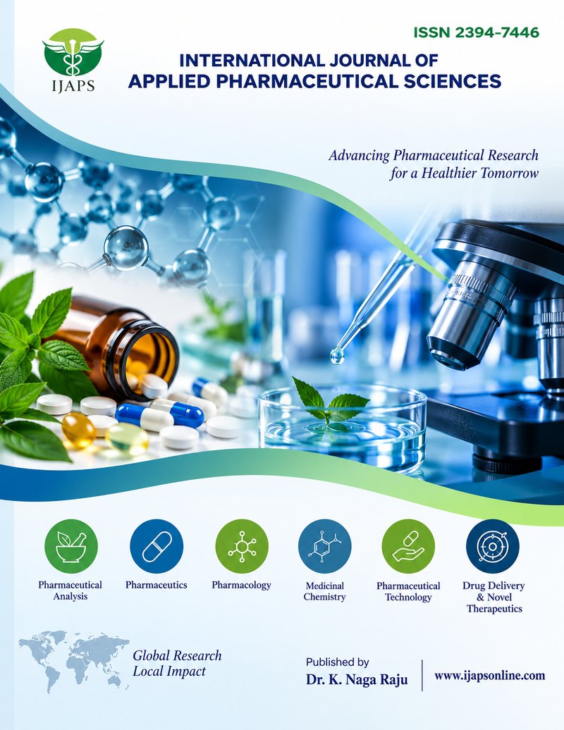 IJAPS journal cover, ISSN 2394-7446